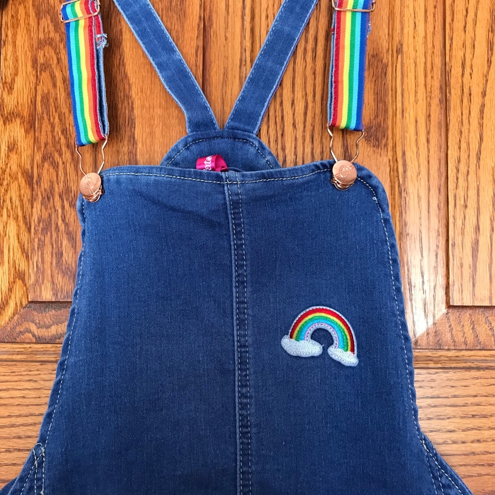 Rainbow Denim Jumper Size L - Picture 4 of 5
